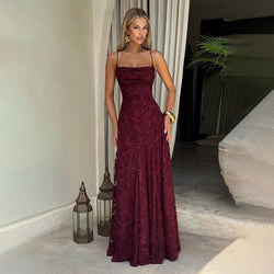 The "Chiffon Serenity" Backless Dress