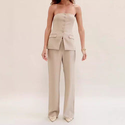 The "Effortless Grace" Tube Top Set