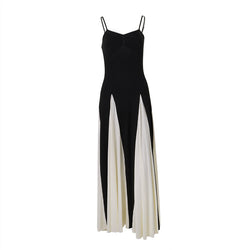 The "Vivid" Contrast Sling Dress