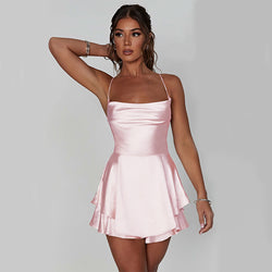 The "Satin Secret" Mini Dress