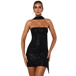 The "Midnight Sparkle" Tube Top Mini