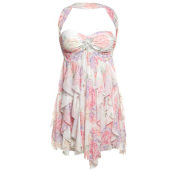 The "Summer Siren" Halter Mini Dress