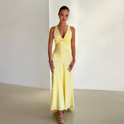 The "Satin Siren" Slim Fit Dress