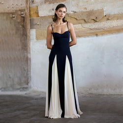 The "Vivid" Contrast Sling Dress