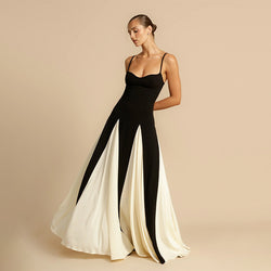The "Vivid" Contrast Sling Dress