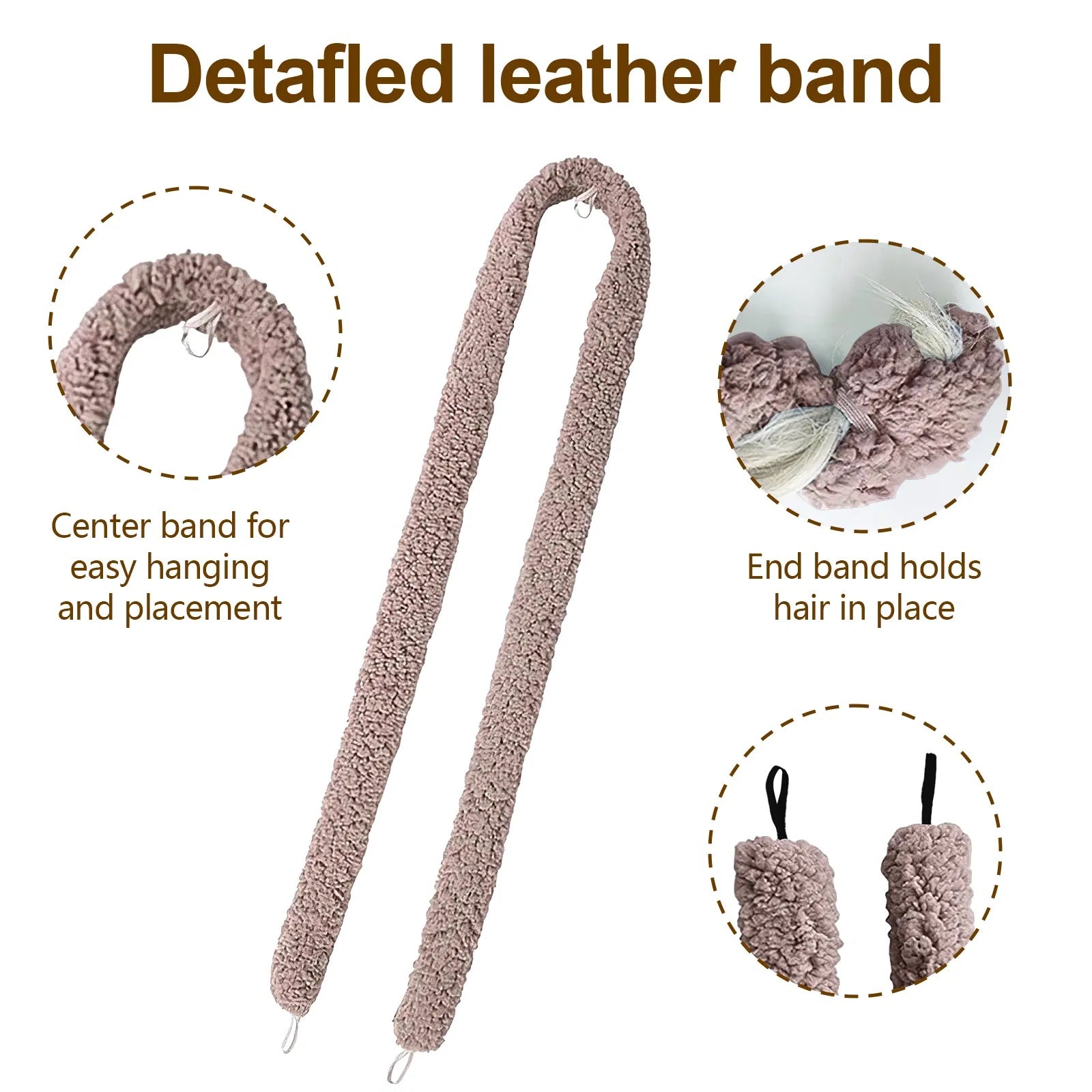 Satin Heatless Hair Curler, Lazy Natural Soft Wave DIY Heatless Curls