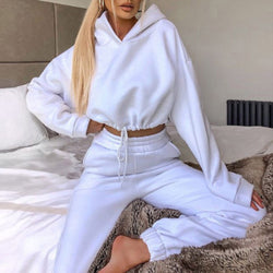 Sporty Chic Hoodie & Pants Set
