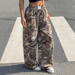 Y2K Camo Cargo Trousers