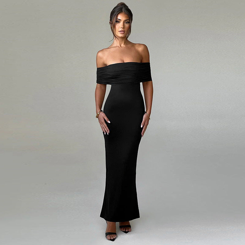 The "Elite Aura" Backless Gown