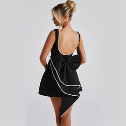 The "Pearl Perfect" Backless Mini