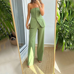 The "Effortless Grace" Tube Top Set