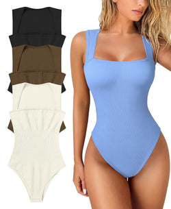 Sleek & Sculpting Square-Neck Jumpsuit