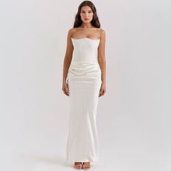The "Midnight Glamour" Bandeau Maxi