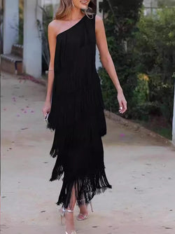 The "Sway" Tassel Dress