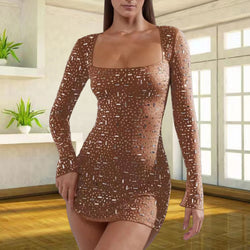 Prism Party Sequin Mini Dress