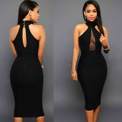The "Midnight Sparkle" Party Dress
