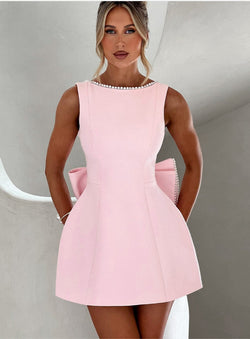 The "Pearl Perfect" Backless Mini