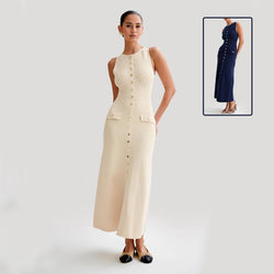 The "Chic Knit" Sleeveless Dress