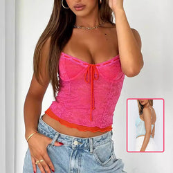 Secret Garden Lace-Up Cami