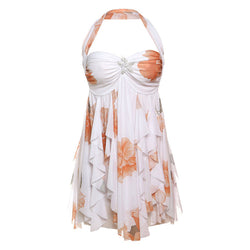 The "Summer Siren" Halter Mini Dress