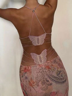 The "Butterfly Kiss" Halter Dress