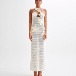 Starry Night Halter Maxi Dress