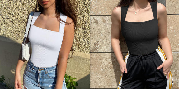 Sleek & Sculpting Square-Neck Jumpsuit