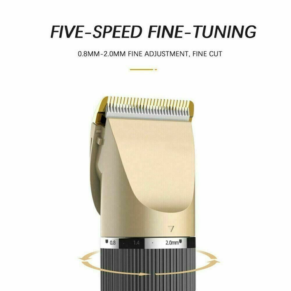 Professional Hair Clippers Trimmer Mens Barber Hair Cutting Kit
