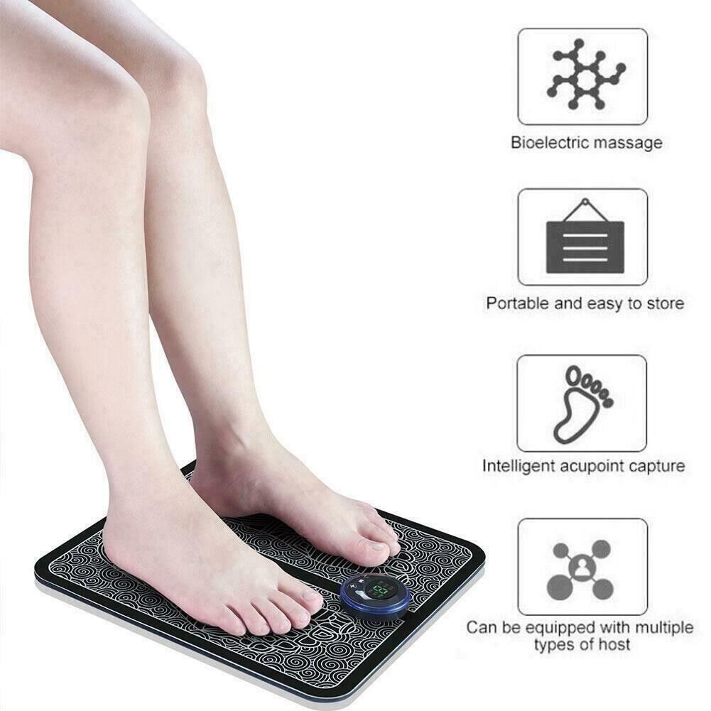 EMS Foot Massager Leg Reshaping Electric Deep Kneading Muscle Pain