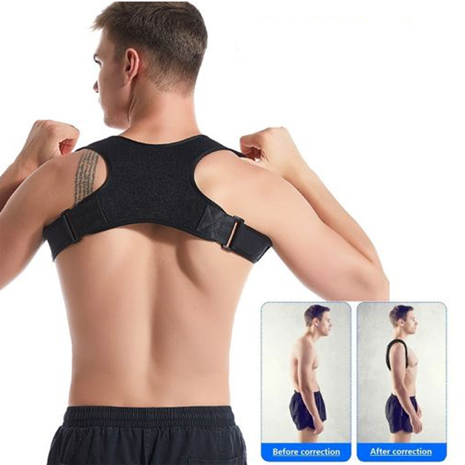 Adjustable Posture Corrector Back Shoulder Support Correct Brace Belt