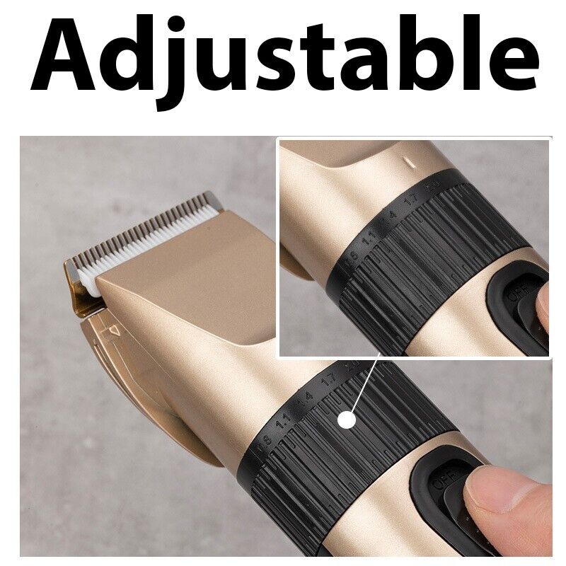 Professional Hair Clippers Trimmer Mens Barber Hair Cutting Kit