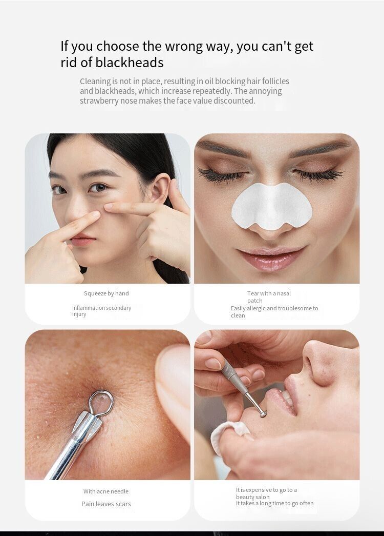 Electric Blackhead Remover Cleaner Face Diamond Pore Vacuum Suction