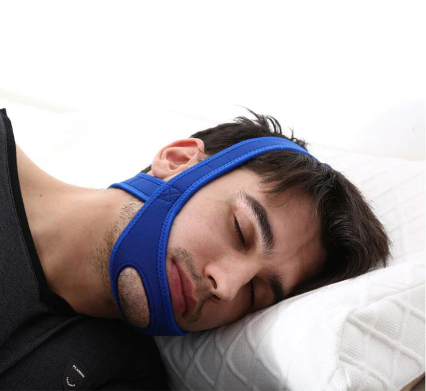 Snore Stop Anti Snoring Chin Strap Sleep Apnea Belt Snoreless Sleep