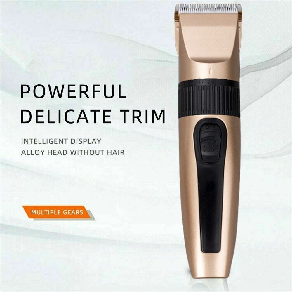 Professional Hair Clippers Trimmer Mens Barber Hair Cutting Kit