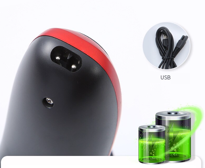 Men's Razor Rotary Waterproof Electric Shaver Pop-Up Trimmer Wet Dry