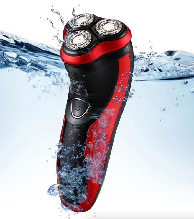 Men's Razor Rotary Waterproof Electric Shaver Pop-Up Trimmer Wet Dry