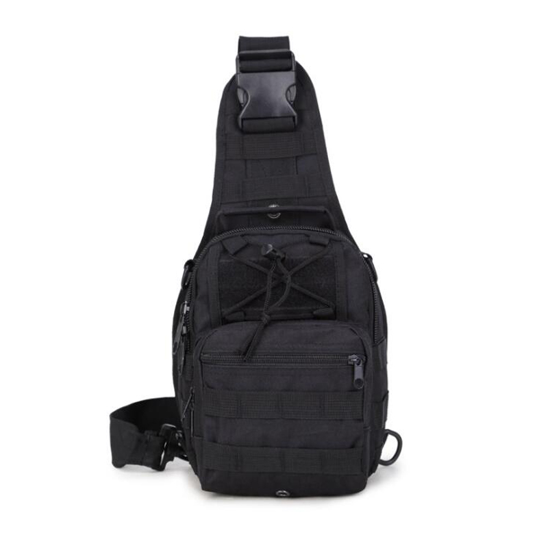 Mens Backpack Tactical Sling Shoulder Bag Molle Travel Chest Pack