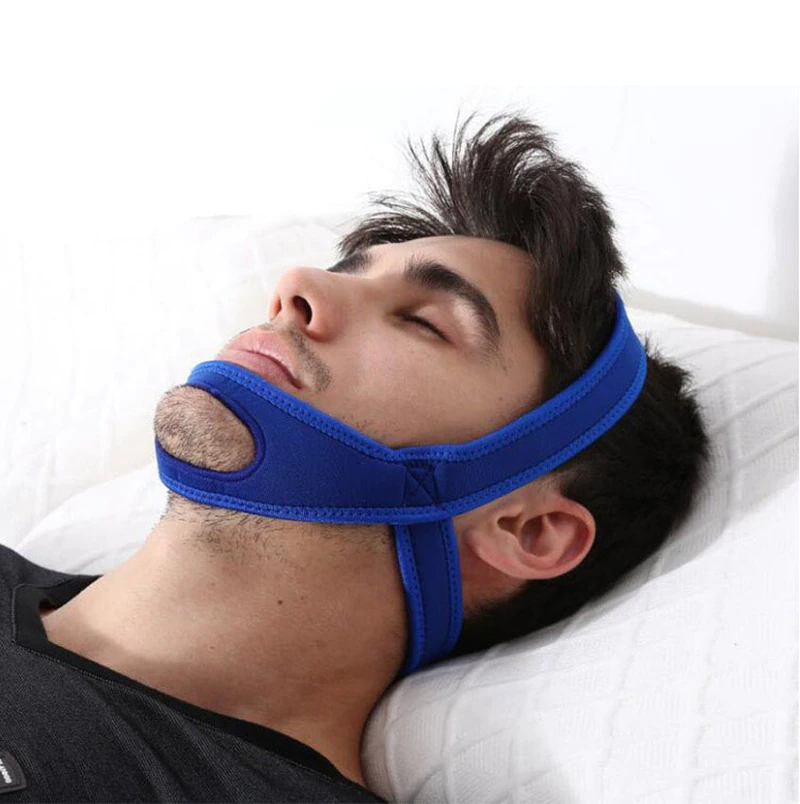 Snore Stop Anti Snoring Chin Strap Sleep Apnea Belt Snoreless Sleep