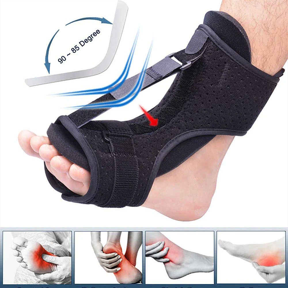 Plantar Fasciitis Night Splint Adjustable Foot Drop Ankle Brace