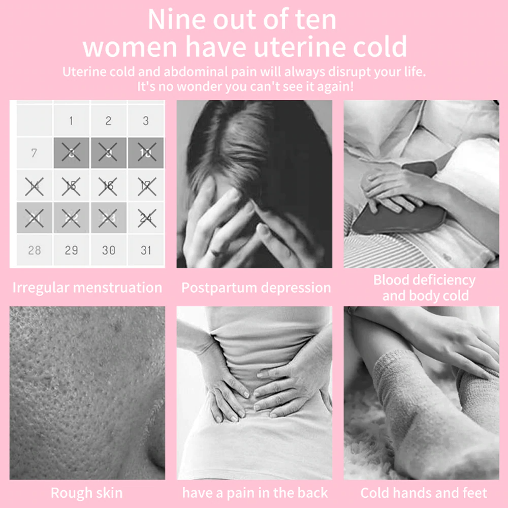 Electric Heating Menstrual Vibration Pad Belt For Period Pain Relief