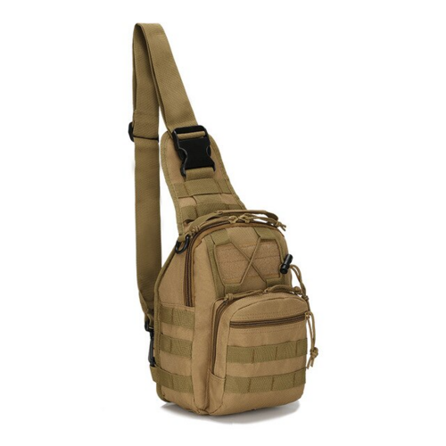 Mens Backpack Tactical Sling Shoulder Bag Molle Travel Chest Pack