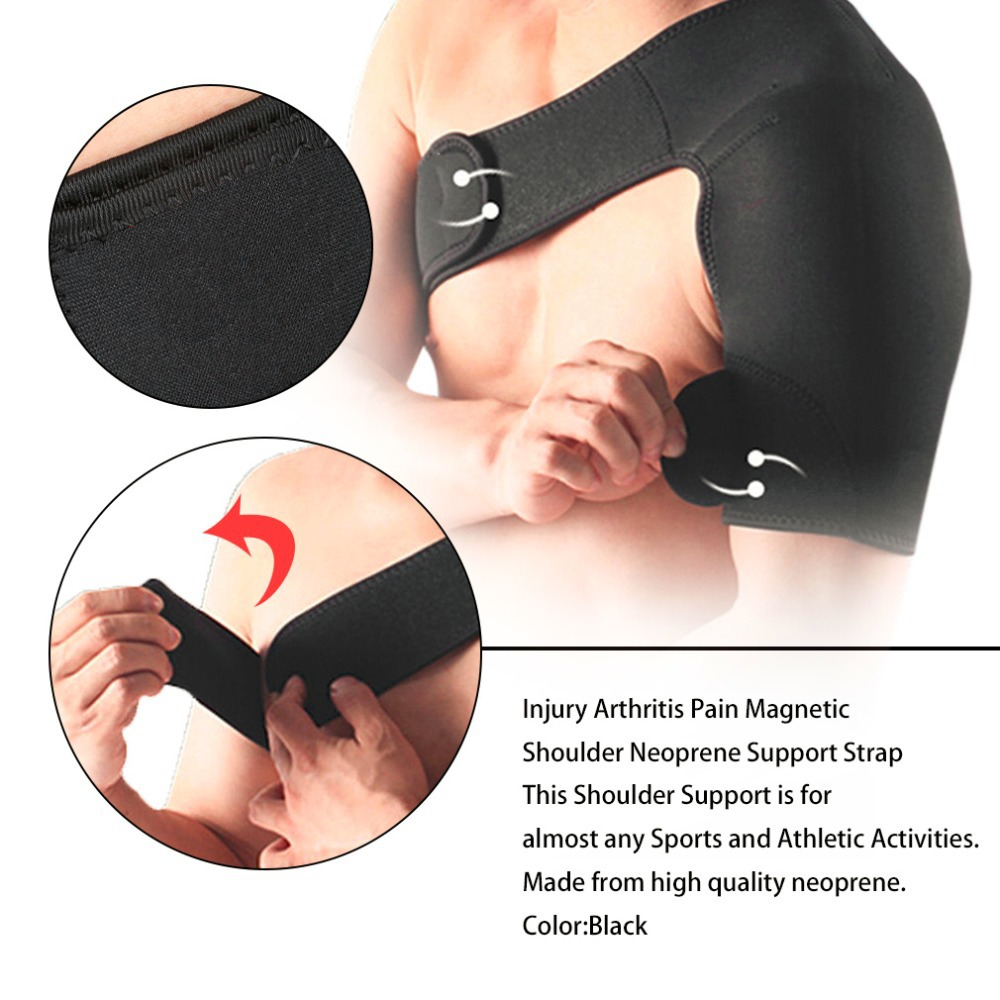 Shoulder Brace Support Compression Sleeve Torn Rotator Cuff Relief