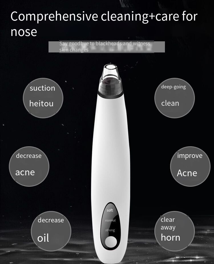 Electric Blackhead Remover Cleaner Face Diamond Pore Vacuum Suction