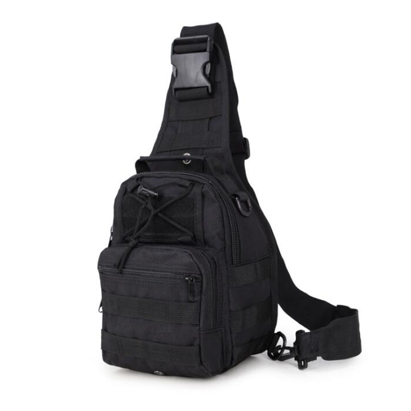 Mens Backpack Tactical Sling Shoulder Bag Molle Travel Chest Pack