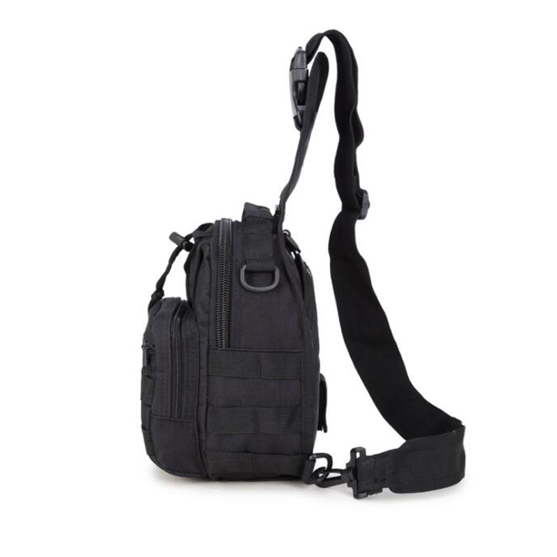 Mens Backpack Tactical Sling Shoulder Bag Molle Travel Chest Pack
