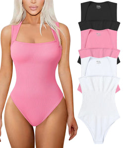 Sleek & Sculpting Square-Neck Jumpsuit
