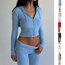 Sultry & Sporty Zip-Up Set