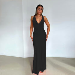 The "Satin Siren" Slim Fit Dress