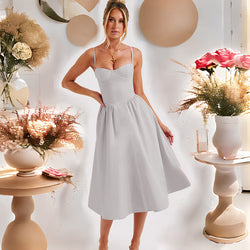 The "Siren" Backless Sling Dress