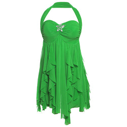 The "Summer Siren" Halter Mini Dress